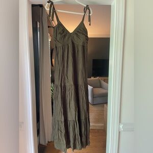 Express Green Tiered Sundress